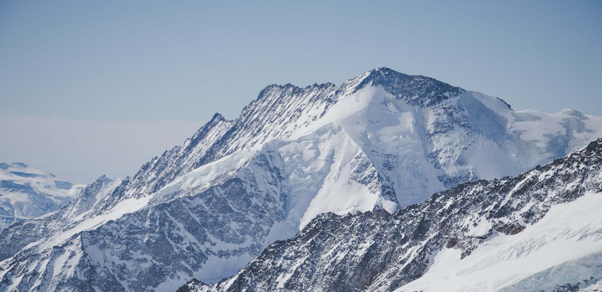 snowy mountain peak