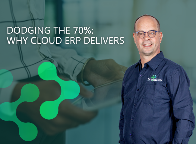 Dodging the 70 Why cloud ERP delivers 1 1 | Braintree