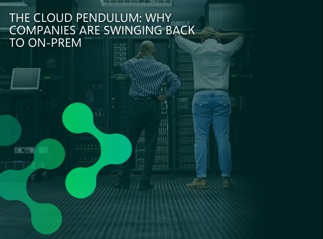 The cloud pendulum why companies are swinging back to on-prem